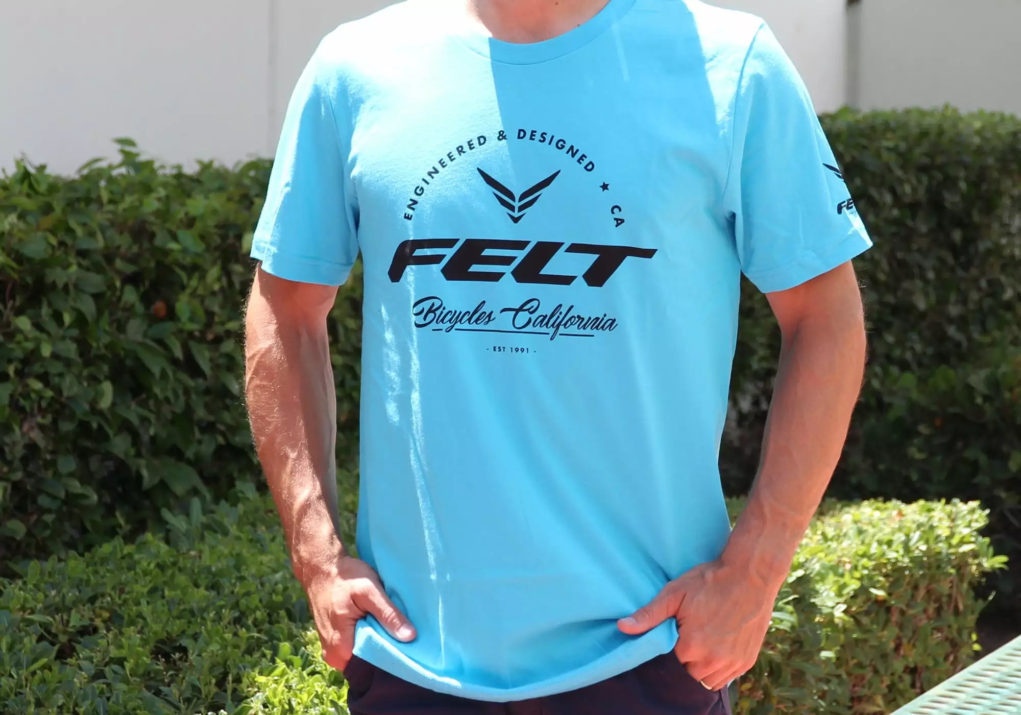 Felt Bicycles Classique Turquoise T-Shirt | Men's 3 Felt Bicycles Classique Turquoise T-Shirt | Men's - Image 3