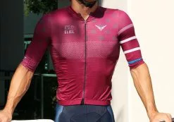 Felt Bicycles Felt Short-Sleeve Jersey Wine | Men's -Felt Bicycles Sales burgandy jersey front