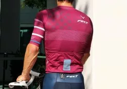 Felt Bicycles Felt Short-Sleeve Jersey Wine | Men's -Felt Bicycles Sales burgandy jersey rear