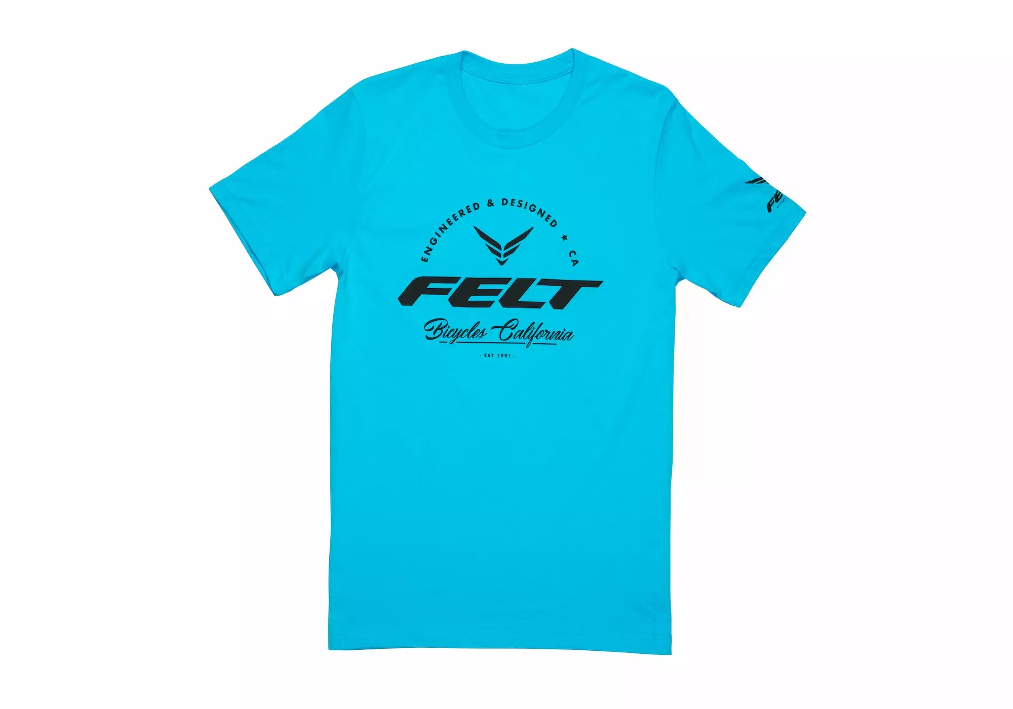 Felt Bicycles Sales -Felt Bicycles Sales Felt T Shirt Classique Turquoise Mens